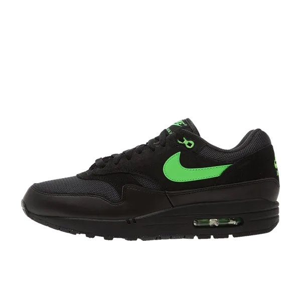Nike Air Max 1 Essential "Black Green Strike" Zwart/Groen, vergelijk prijzen bij 2 winkels