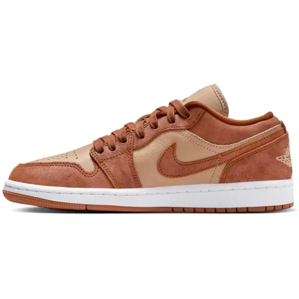 Jordan 1 Low "Legend Coffee" Wit, foto 2 van 2