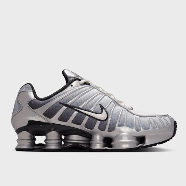 Nike Shox TL Print Zilver/Wit