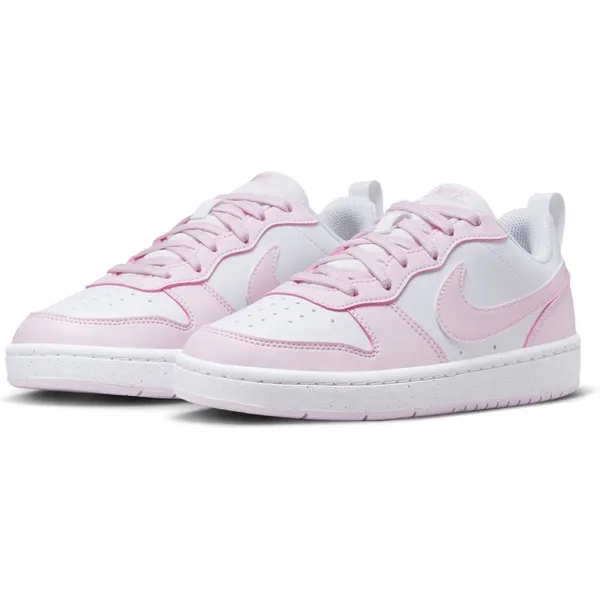 Nike Court Borough Low Recraft wit - roze