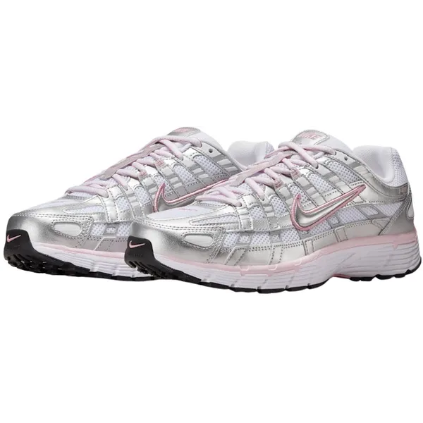 Nike P-6000 Sneakers Dames roze - zilver - wit