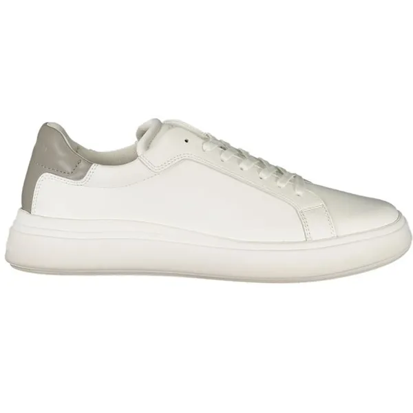 Calvin Klein Low Top Lace Up Lage sneakers - Leren Sneaker - Heren - Wit White