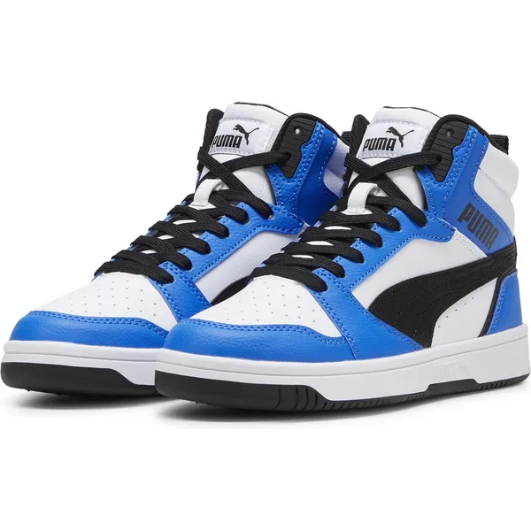 PUMA Rebound V6 Mid Sneakers PUMA White-PUMA Black-Racing Blue