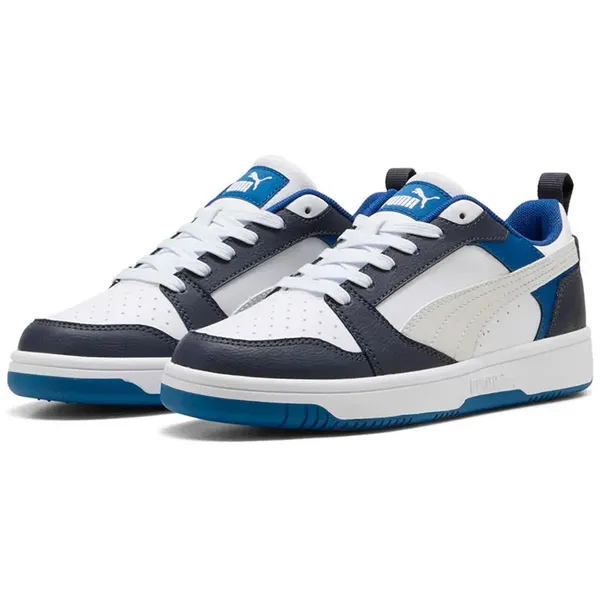 PUMA Rebound V6 Lo White / Feather Gray / Black