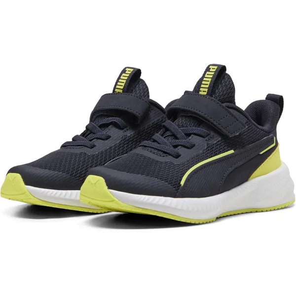 PUMA Kinder Schuhe Low Flyer 3 AC+ PS 401527 New Navy-Lemon Sherbert-Puma White New Navy-Lemon Sherbert-Puma White