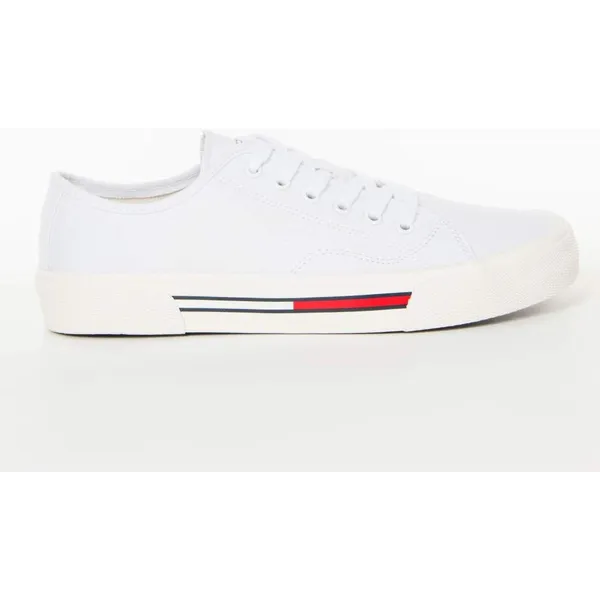 Tommy Hilfiger Tommy Jeans Trampki - Dames Sneakers - Wit - Gevoerd Wit