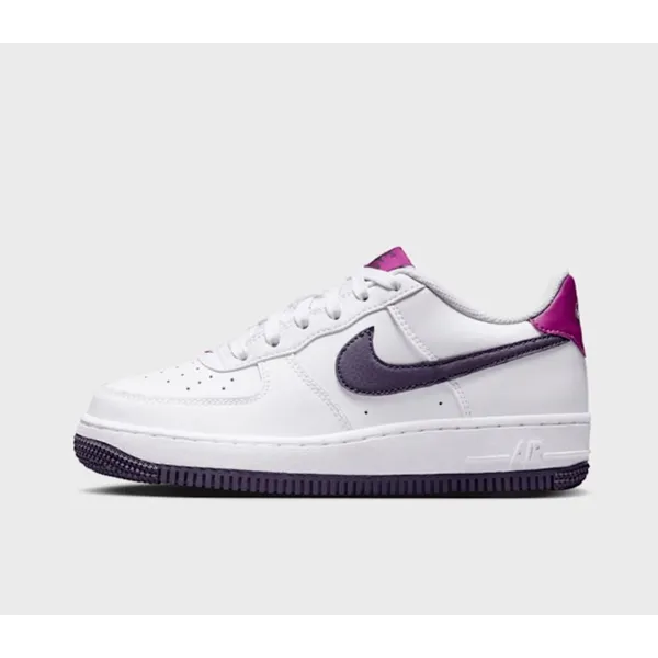 Nike Air Force 1 Wit/Paars