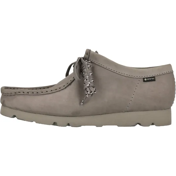 Clarks Schnürschuhe Wallabee grijs