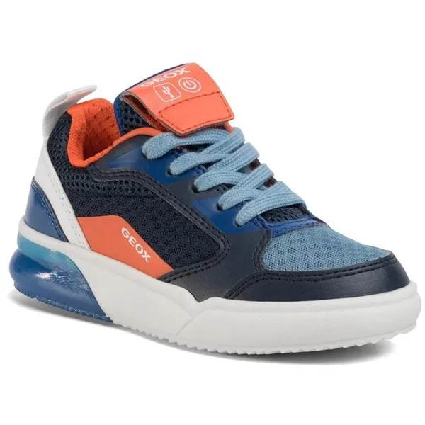 GEOX Kinderschoenen geox jr greyjay sneaker donkerblauw 28 Grijs