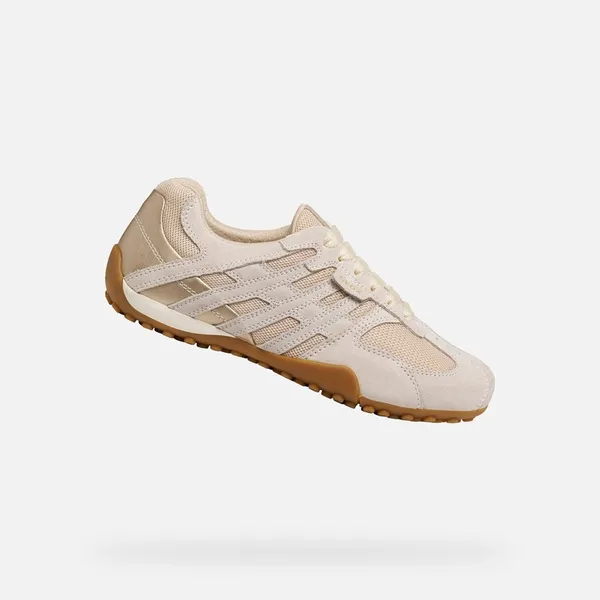 GEOX D Snake Original Melkwit/lichtbeige