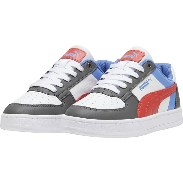 PUMA Caven 2.0 Block Sneakers Junior grijs - wit - rood