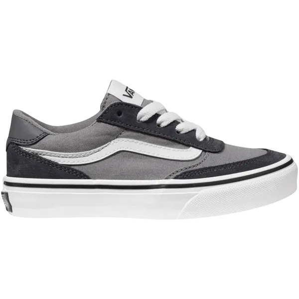 Vans Brooklyn LS grijs - donkergrijs - wit