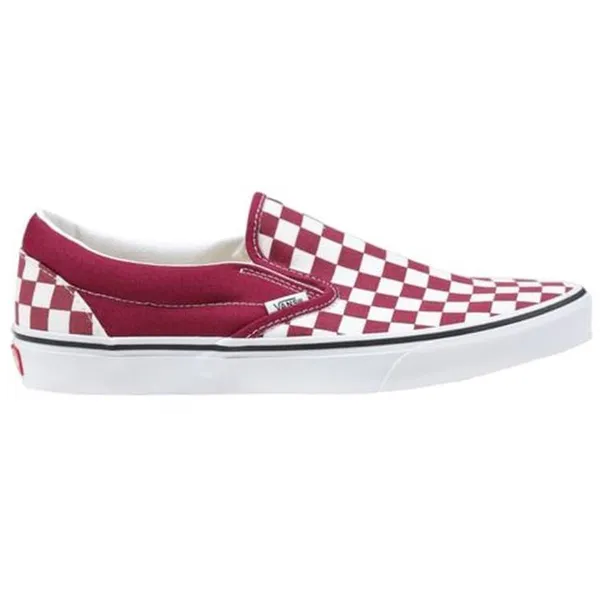 Vans Fabric Sneaker with Cushioned Insole and Lace-Up Design - Red Red