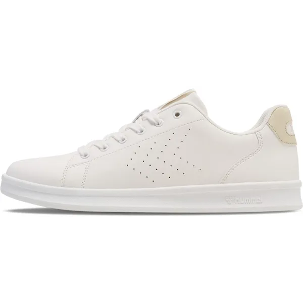 hummel Court Line unisex sport sneaker schoenen vegan 225943 White/Bone White