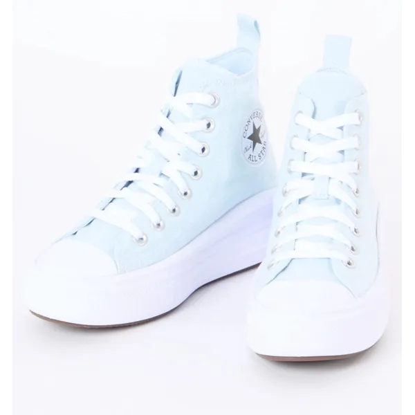 Converse Chuck Taylor All Star Move Platform Licht blauw