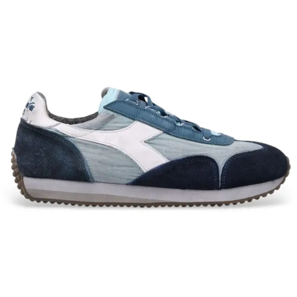 Diadora Equipe Dirty Sw Evo Leren Sneakers Blauw