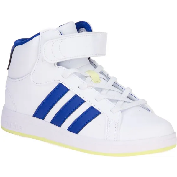 adidas Grand Court Mid Ftwr White / Team Royal Blue / Ice Yellow
