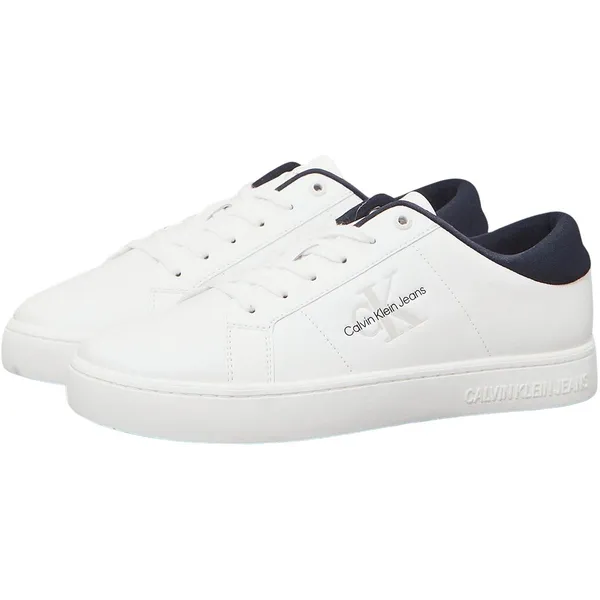 Calvin Klein Classic Cupsole Low Sneakers Heren wit