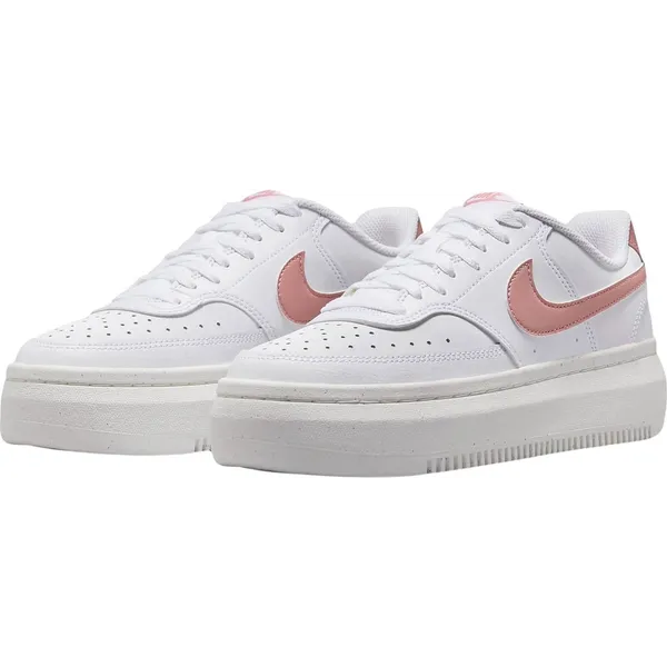 Nike Court Vision Alta wit - roze