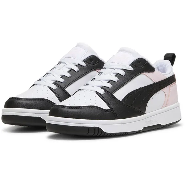PUMA Rebound V6 Lo White / Black / Whisp Of Pink