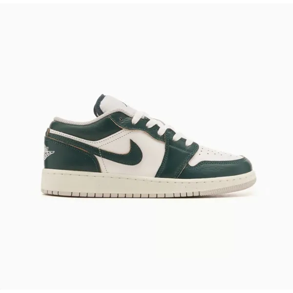 Jordan 1 Low Wit/Groen