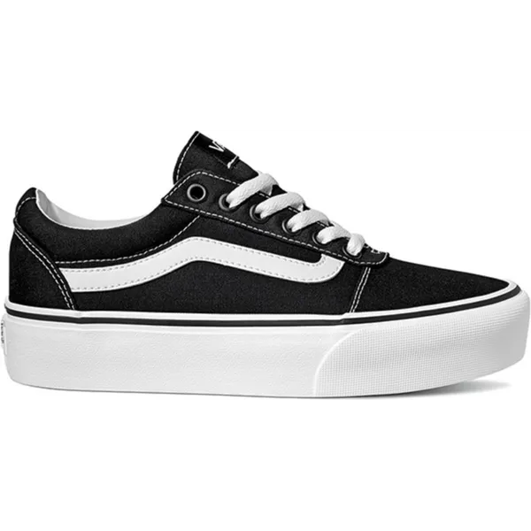 Vans WM Ward Platform (Canvas) Black/White