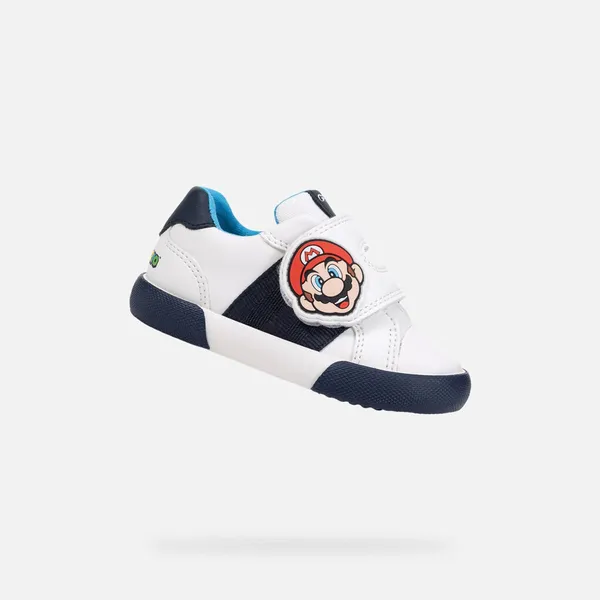 GEOX GISLI Wit/Marineblauw