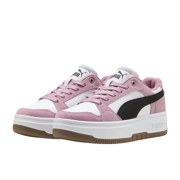 Puma Rebound Low SD White-Black-Poised Pink, vergelijk prijzen bij 2 winkels