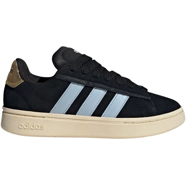 adidas Grand Court Alpha 00s zwart - lichtblauw - goud