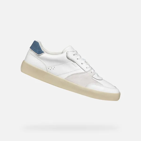 GEOX AFFILE Wit/Duifblauw