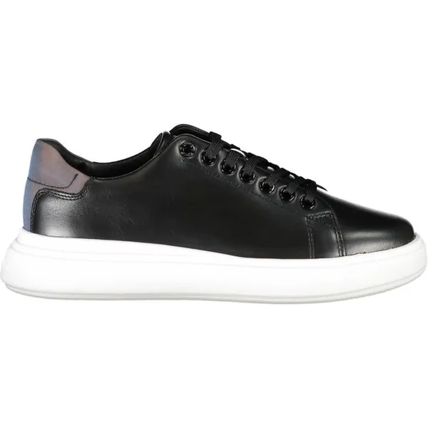 Calvin Klein Sneaker Met Logo Van Gerecycled Leer Black