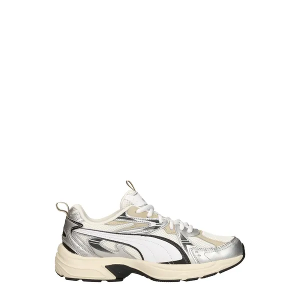 Puma Milenio Tech Suede Warm White-White-Silver, foto 4 van 4