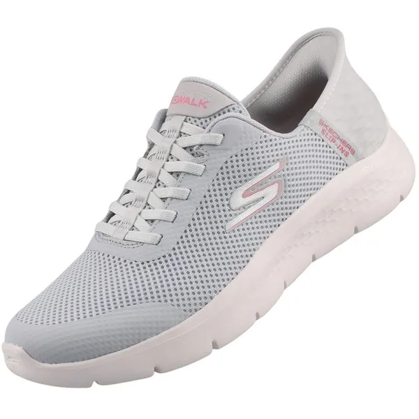 Skechers Slip-Ins GO Walk Flex Grand Entry Gypk Lichtgrijs, foto 2 van 2