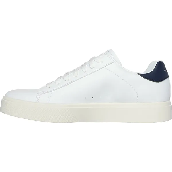 Skechers Sneakers White Duraleather / Navy / Pink Trim