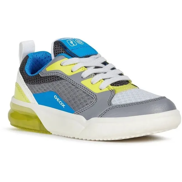 GEOX Kinderschoenen geox jr greyjay sneaker grijs 29 Grey