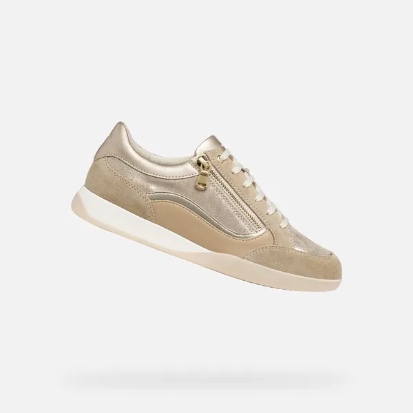 GEOX MARYEMY DAMES Sneakers - MELKWIT Melkwit