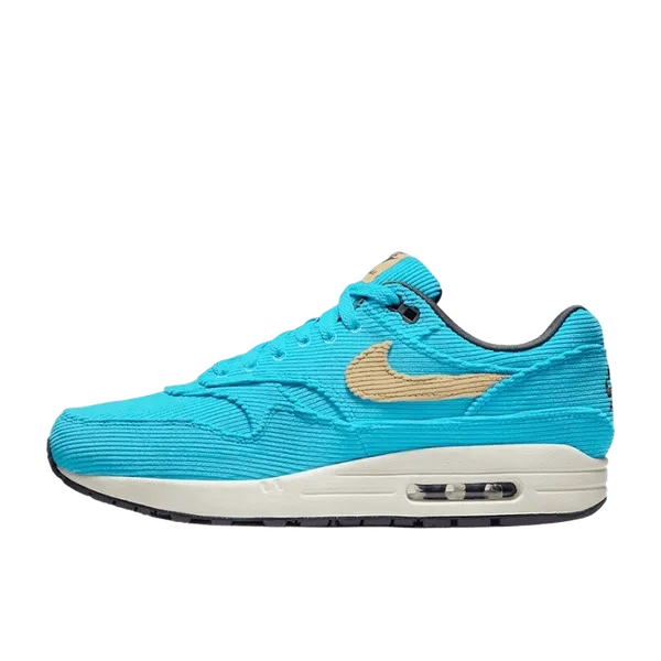 Nike Air Max 1 Premium Corduroy Baltic Blue, vergelijk prijzen bij 2 winkels