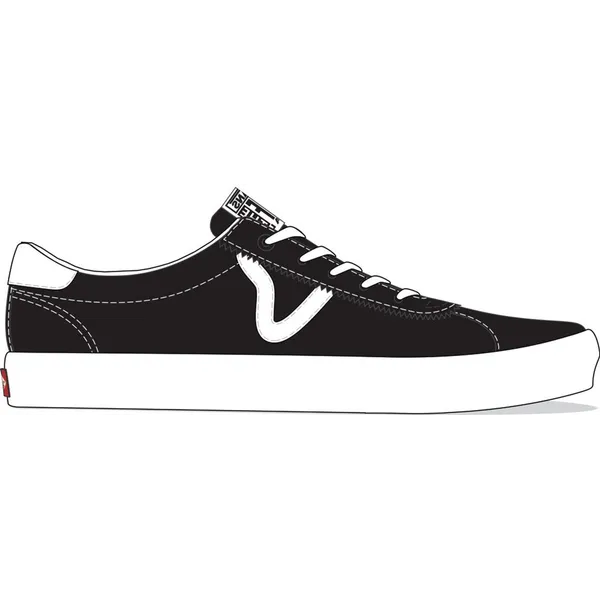 Vans Lifestyle Sneaker Sport Low Black/White