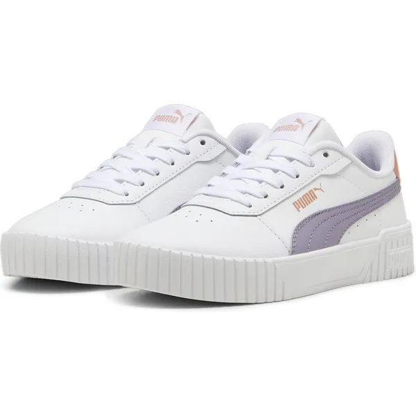 PUMA Carina 2.0 Jr PUMA White-Pale Plum-Deeva Peach