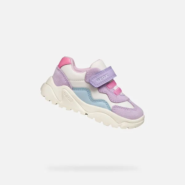 GEOX Sneakers Melkwit/Lila