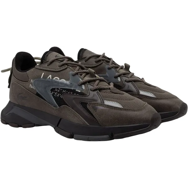 Lacoste Sneakers bruin - zwart