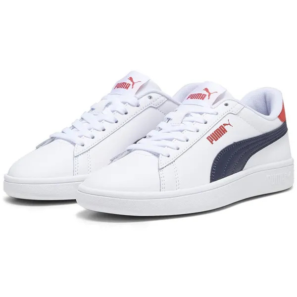 PUMA Smash 3.0 L Puma White / Puma Navy / For All Time Red