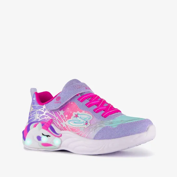 Skechers - lila - roze - lichtblauw