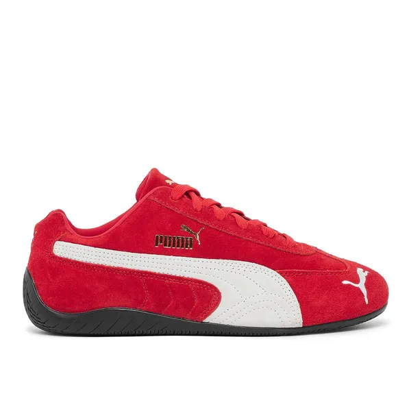 Puma Suede Leather Lace-Up Driving Inspired Motorsport Wo Rood, foto 2 van 4