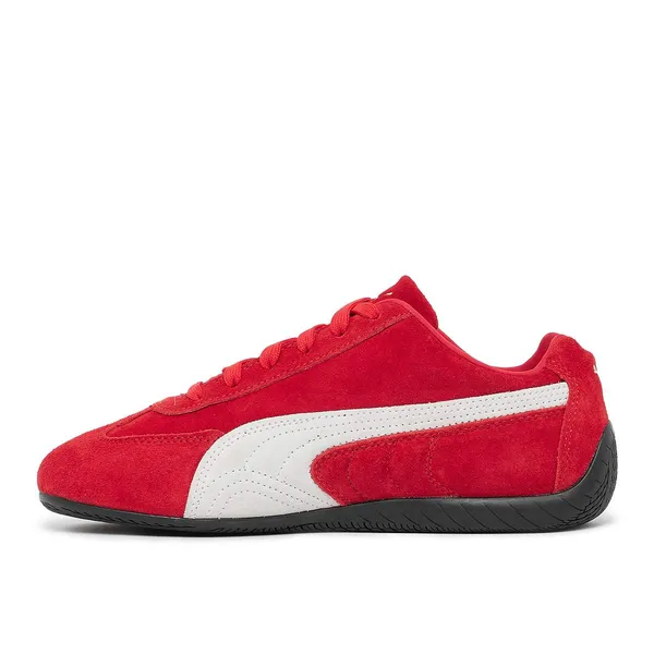 Puma Suede Leather Lace-Up Driving Inspired Motorsport Wo Rood, foto 3 van 4