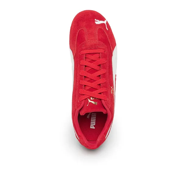 Puma Suede Leather Lace-Up Driving Inspired Motorsport Wo Rood, foto 4 van 4