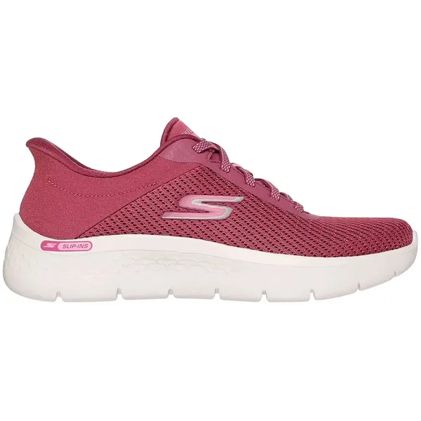 Skechers Go Walk Flex Carla Burgundy Textile / Trim