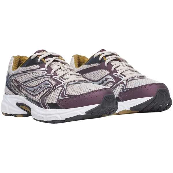 Saucony Ride Millennium wit - zwart - zilver - donkerrood - bruin