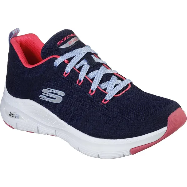 Skechers ARCH FIT - COMFY WAVE Navy/Hot Pink