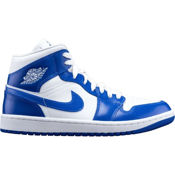Nike Air Jordan 1 Mid White/Hyper Royal-White